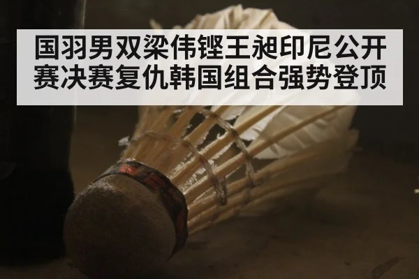 国羽男双梁伟铿王昶印尼公开赛决赛复仇韩国组合强势登顶
